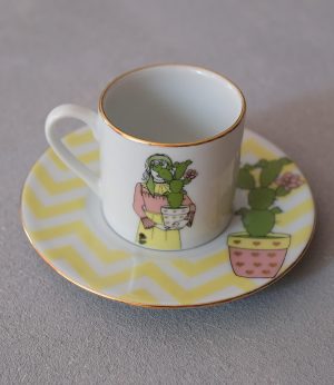 Kaktüslü Kız Fincan