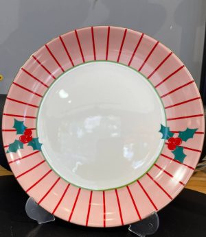 Çizgili Kokina Tabak