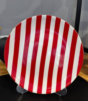 Kırmızı Çizgili Tabak