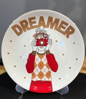 Fotoğraf Makineli Kız Tabak