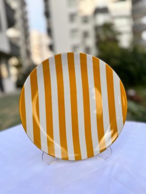 SARI ÇİZGİLİ TABAK